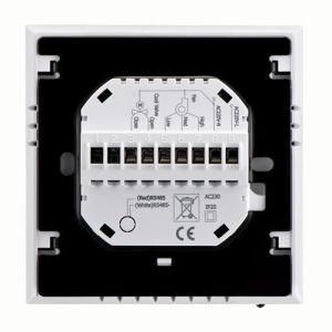 Touch Screen Programmable Fan Coil Thermostat , Wireless Fan Coil Thermostat