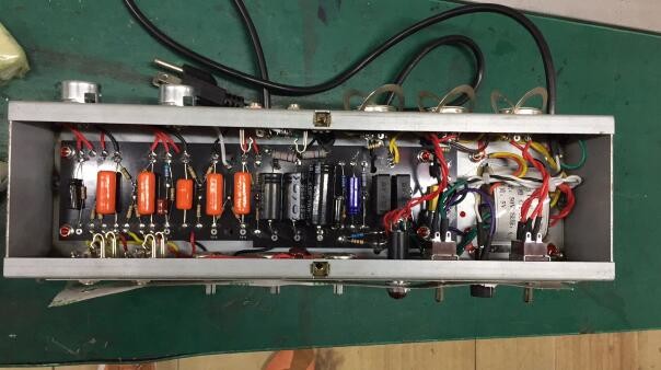 Custom Grand 5E3 Style Hand Wired Point to Point Electric Guitar Amplifier Chassis with Ruby Tubes 20W Free Shipping