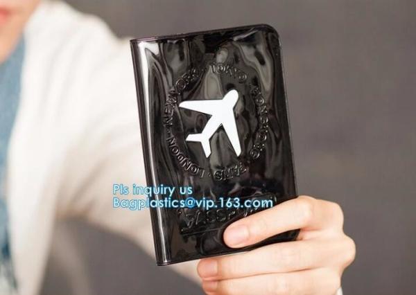 Custom Passport Holder PVC Passport Cover, passport cover PVC leather card