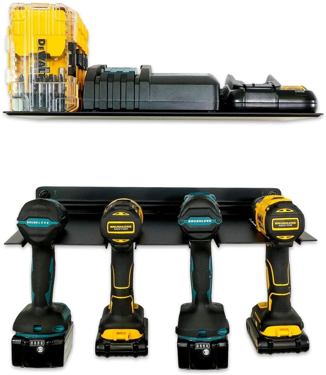 Wall Mount Impact Drivers Storage Dock for Bathroom Power Tools Storage Organizers