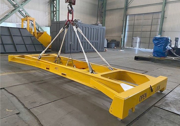 Customized 35T Semi-Automatic 20ft Container Lift Beam for Shipping Containers with Sling and Customizable Payload