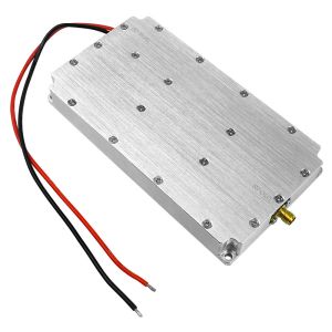 Silver Aluminium 50W Power Amplifier Module for RF Distance of 1.5-2 km and SMA