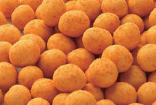 Yellow Color Coated Spicy Coated Peanuts Crackers Healthy Safe Raw Ingredient
