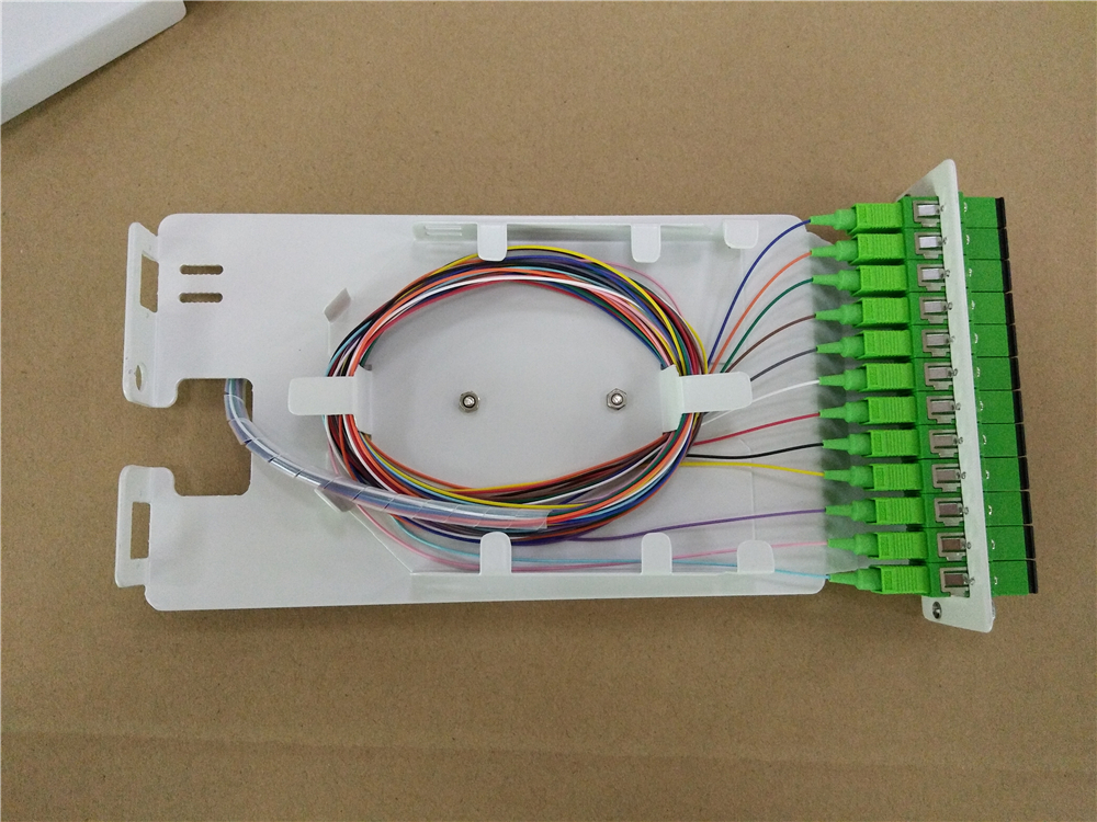 24 Core Sliding Terminal Box ODF Patch Panel 19 Inch Network Cabinet Mount Type