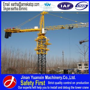 China 8t load 60m working range building tower crane on sale