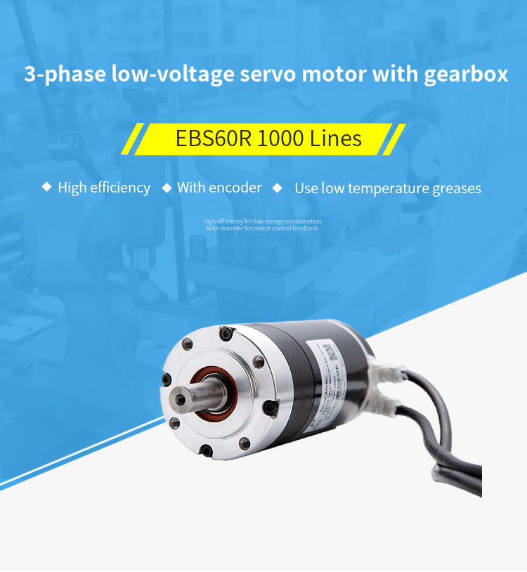 DC Servo Motor 48V 750W With Incremental 2500 Lines Encoder for Lifting Robot