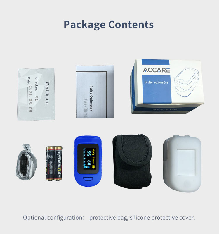 Hospital Fingertip Pulse Oximeter Accurate Blood Oxygen Saturation Monitor