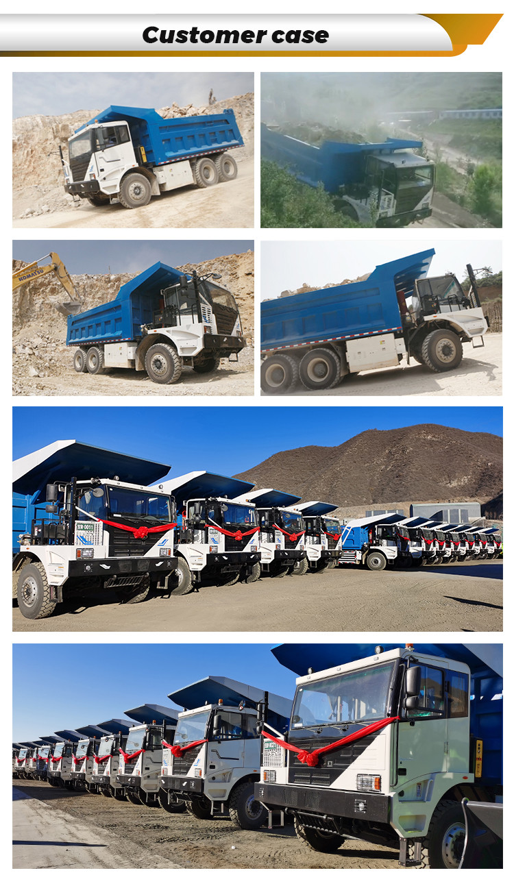 Zero Emission Lifting Electric Mining Truck EV Dump Truck 90000kg