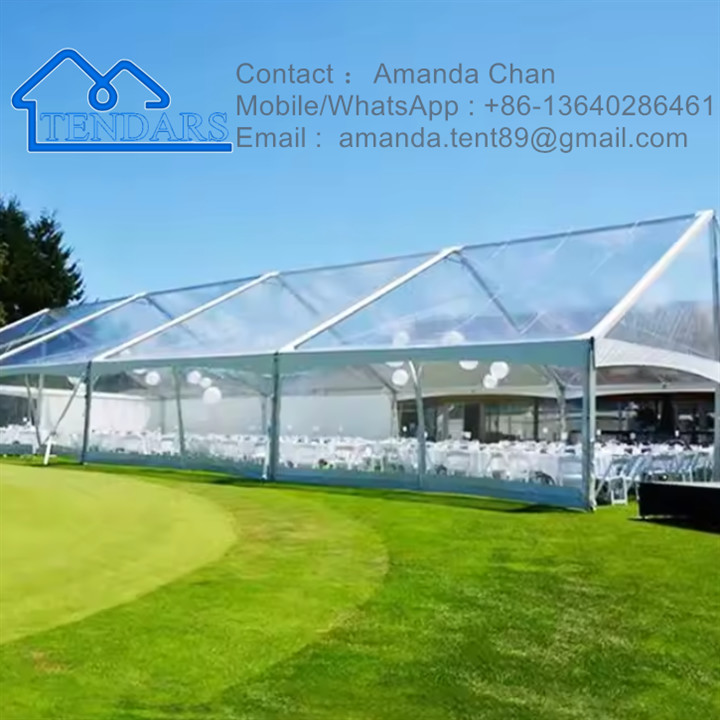 Clear Span Transparent Roof Heavy Duty Clear Pvc Tent Marquee For Wedding Party Events