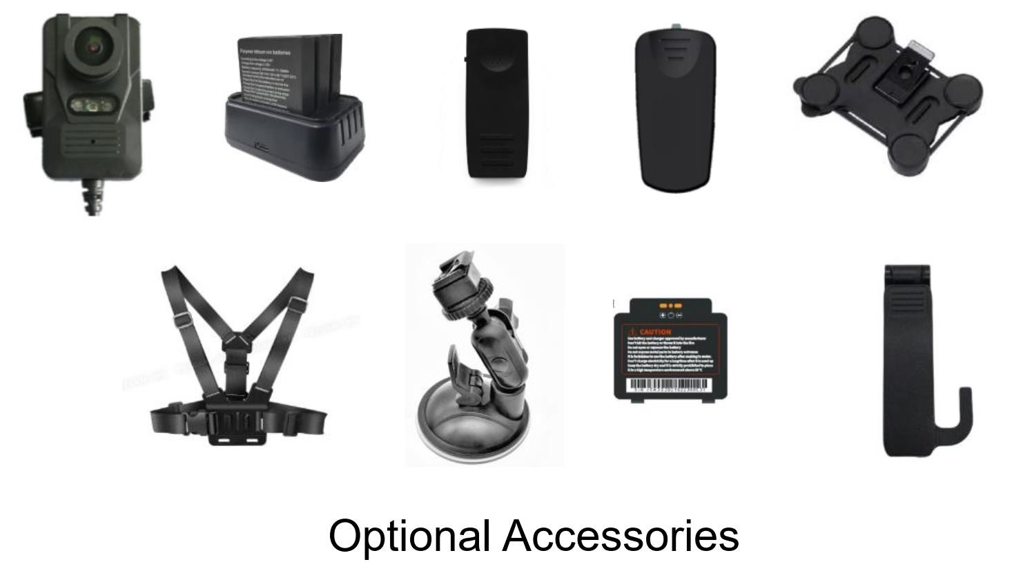 64GB WIFI 4G CCTV Body Camera Audio Video