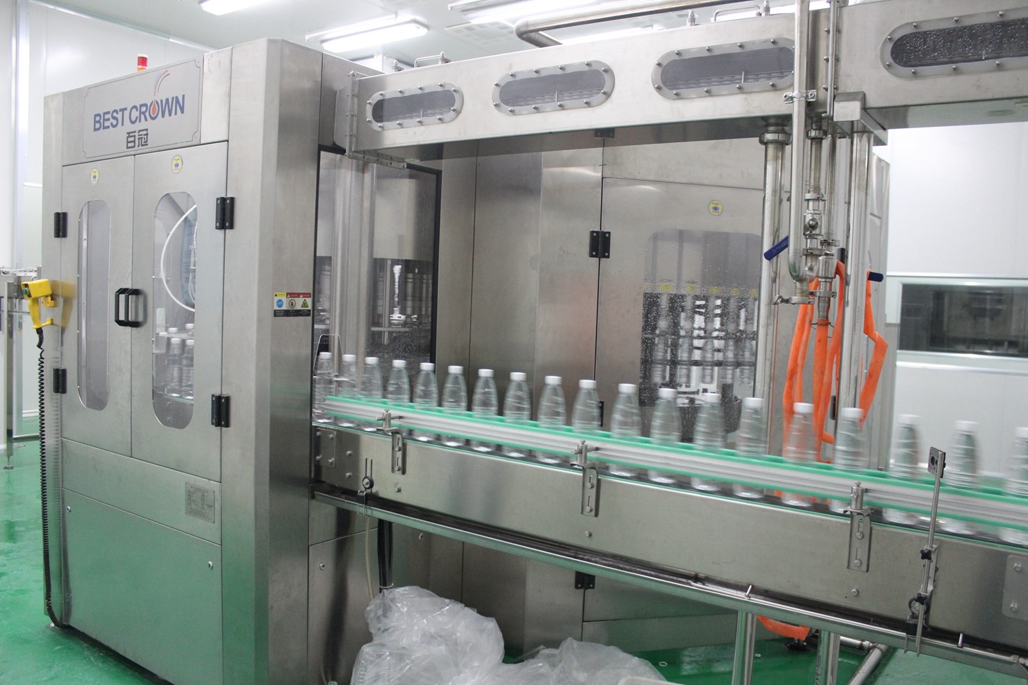 500ML 3 In1 Scale Monoblock Mineral Water Filling Machine
