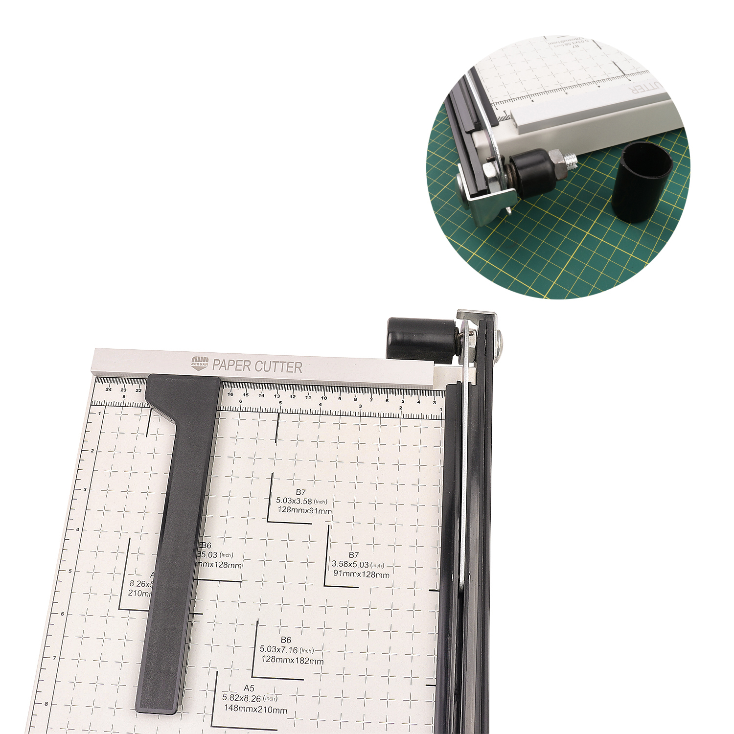 A4 Paper Trimmer 12 Sheets Cutting Thickness Steel Office Good Helper Manual Paper Cutter