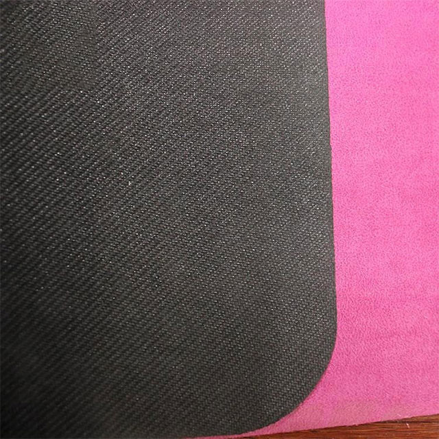 Washable 72''X 26'' Rubber Yoga Mat Microfiber Suede Surface SGS Certified