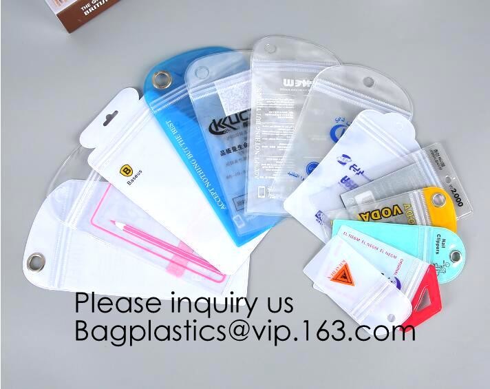 Self Sealing PVC Plastic Zip Lock Bag Thick Clear Zip lockk Earrings Jewelry Bag Packaging Storage Bags bagease bagplastic