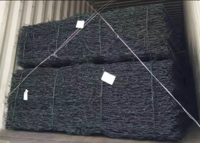 100X150mm 3.4mm Gabion Wire Mesh For Stone Retaining Wall