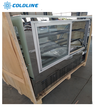 High quality cake display chiller pastry showcase fridge for bakery equipment with CE/ETL