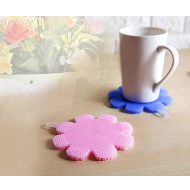 Food Grade Soft KitchenSilicone Dish Sponge Cleaning Sponges Washing Brush