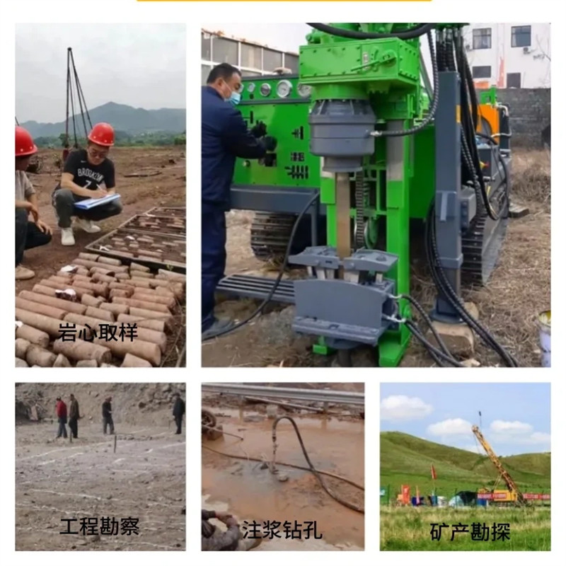 Full Hydraulic Surface Coring Mining Core Drilling Machine 600m