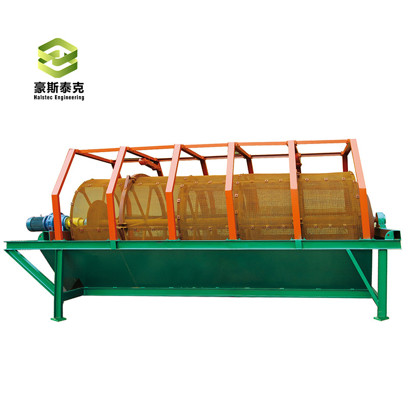 ISO 9001 Certified Brick Plant Machine Round Roller Sieve For Clay Production Line