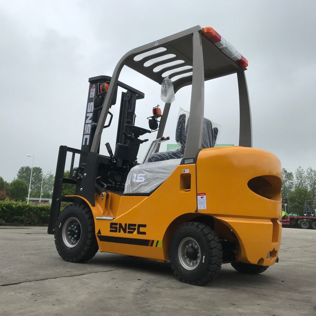 1.5ton Chinese Diesel Forklift Truck Warehouse Lifter