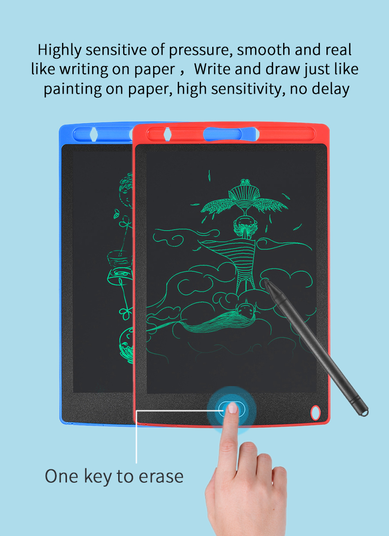 Ikinor Portable Colorful LCD Writing Board 8.5 LCD Writing Tablet
