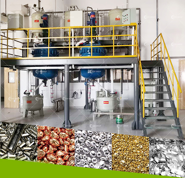Environmentally-Friendly Waste Cellphone Gold Silver Chemical Recycling Plant