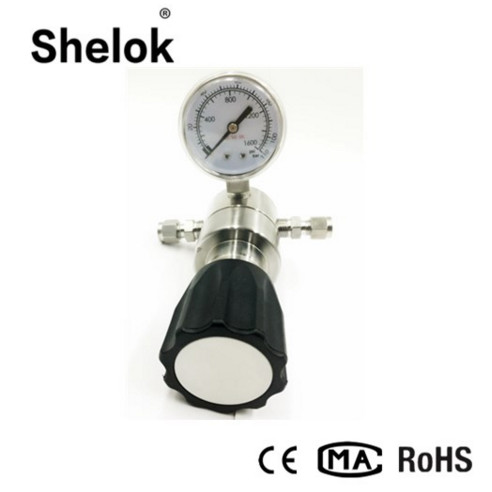 High pressure one stage water 316SS Back pressure regulating valve