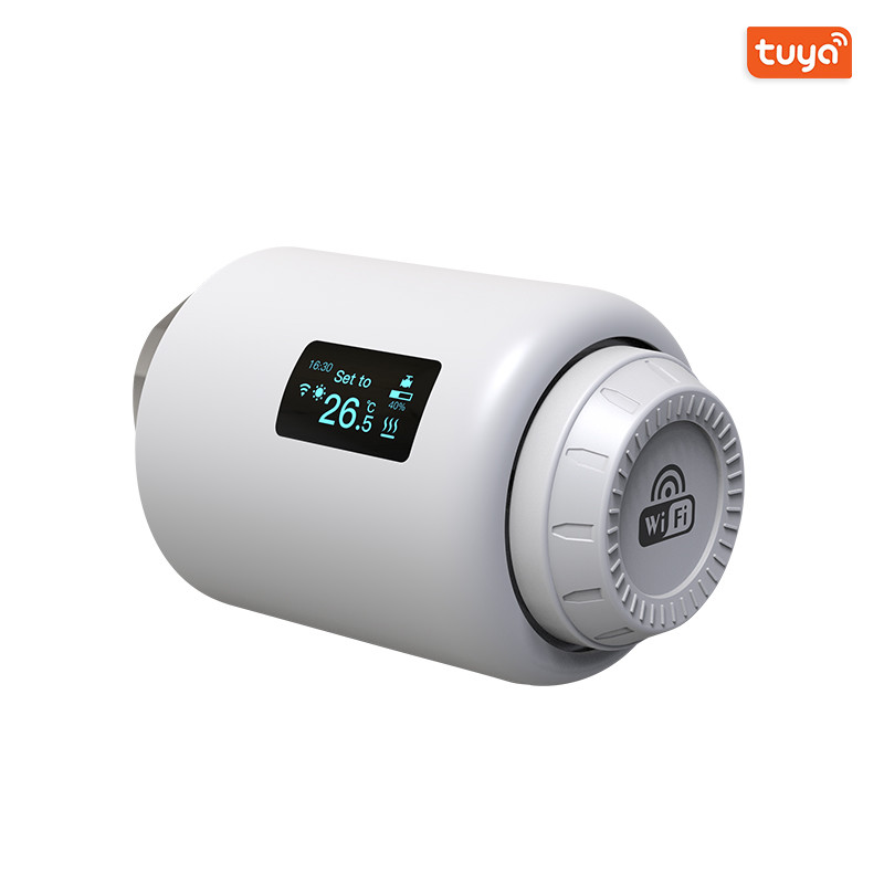 Glomarket Tuya Version Wi-Fi Smart Oled Display Screen Ultra-Quiet Programmable Thermostatic Radiator Valve