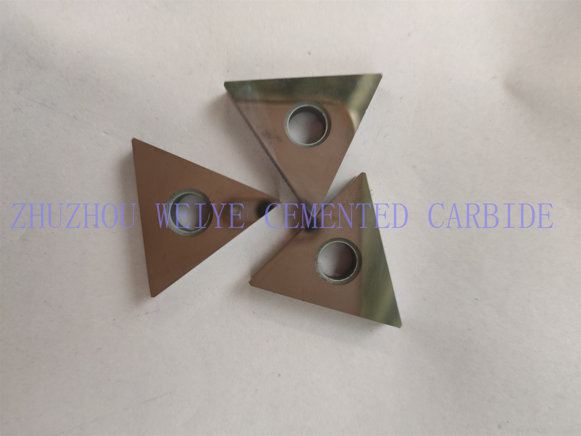 Cemented Carbide Triangular Inserts For Steel Wires Cutting