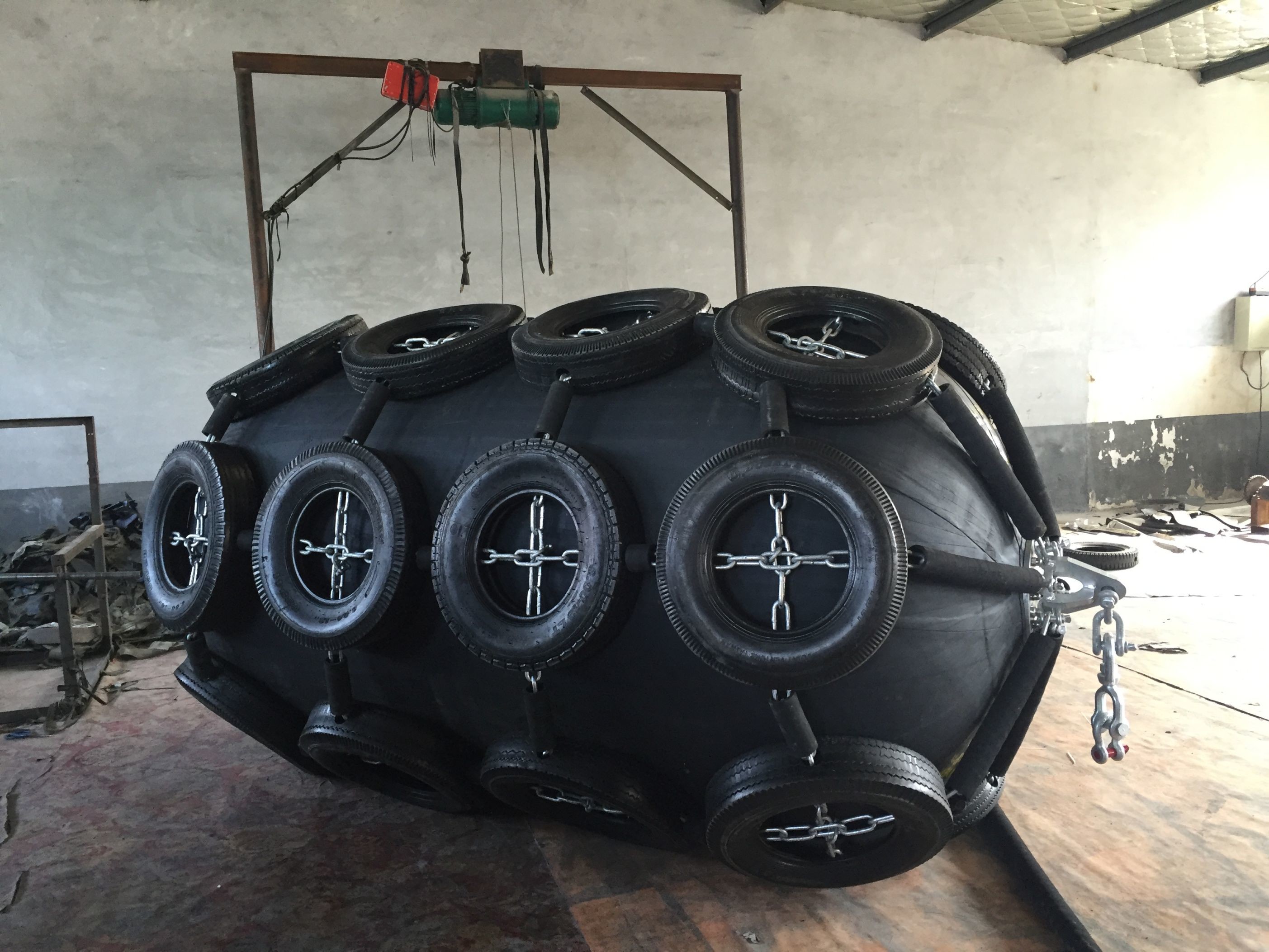 50Kpa D2.0*3.5L Penumatic Marine Fender Natural Rubber