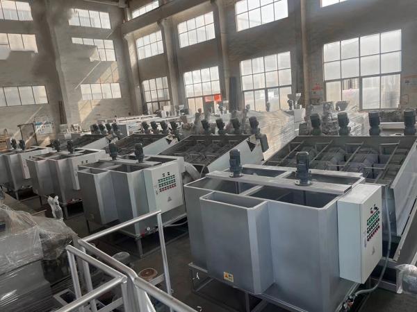 Compact Sewage Treatment Plant Sludge Dewatering Machine Screw Press 0.12m³/h