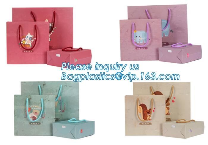 Cheap Customized Pink Printed Paper Shopping Bag For Clothing and Gift,Recycled Luxury Paper Bags & Retail Carrier Bags