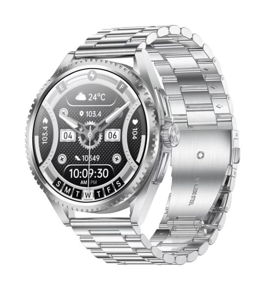 CF52 Sports Men Smart Watch Outdoor Flashlight 1.75" Amoled Screen 600mAh