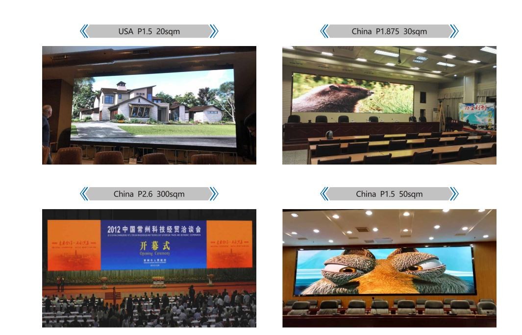 GCL TV Indoor Fixed LED Display P1.5 Indoor LED Display For Power Saving Stage Installation