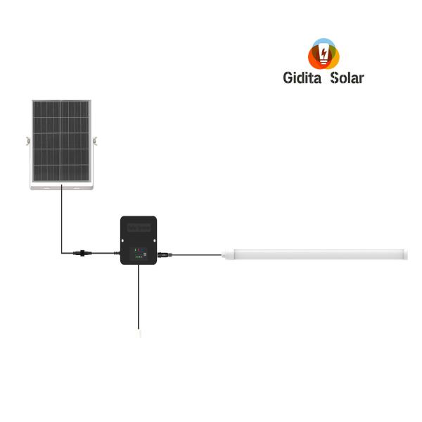 IP65 Rated Solar Tube Lighting System for Switch Control and 3AH 3.7V Battery
