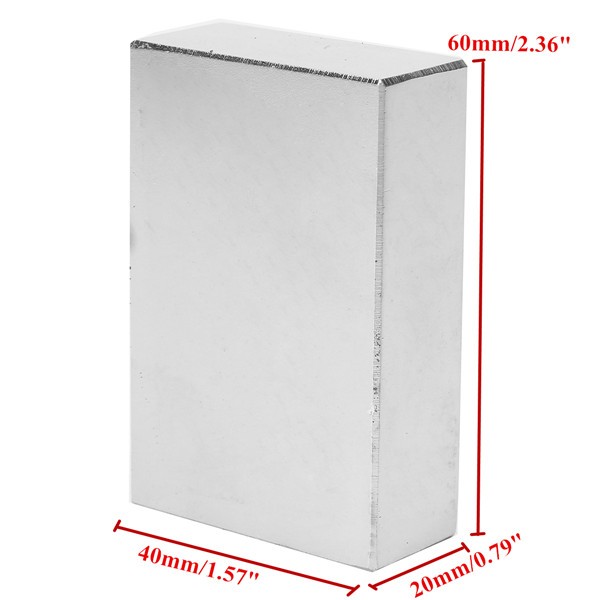 ISO14004 2004 Environment Management System N52 NdFeb Neodymium Magnet Big Block Grade