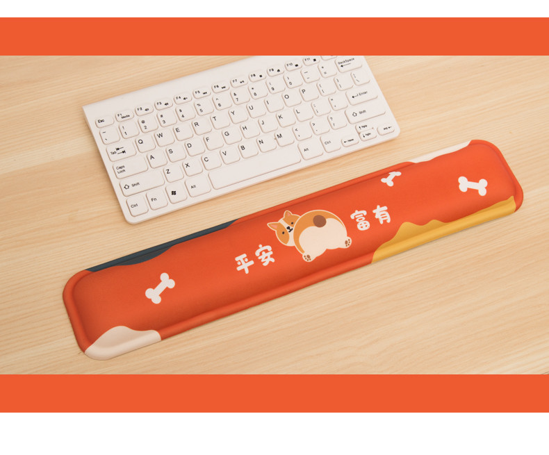 OEM ODM Gel Keyboard Wrist Rest Support Pad With Breathable Material