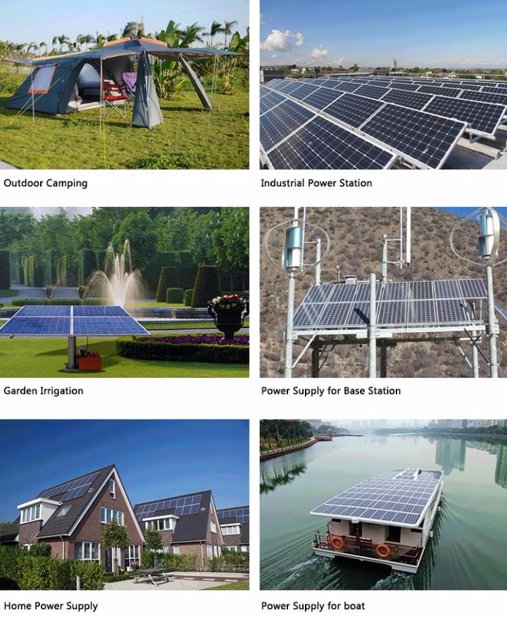 Customize Voltage DC24V 48V Poly Solar Panel 200W 300 400 Watt Solar Panel