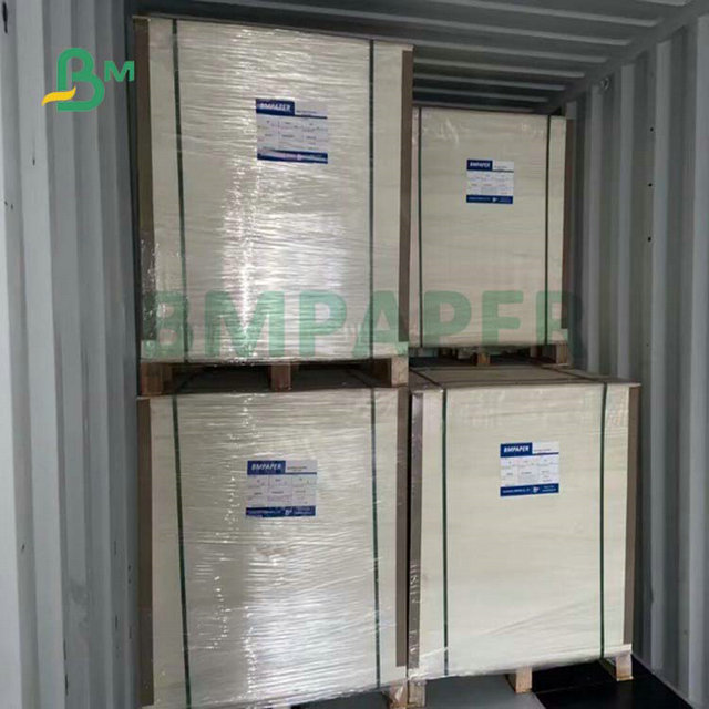 350gr 400gr 28" x 40" White Coated 1 Side SBS Paper Board To Fold Box 
