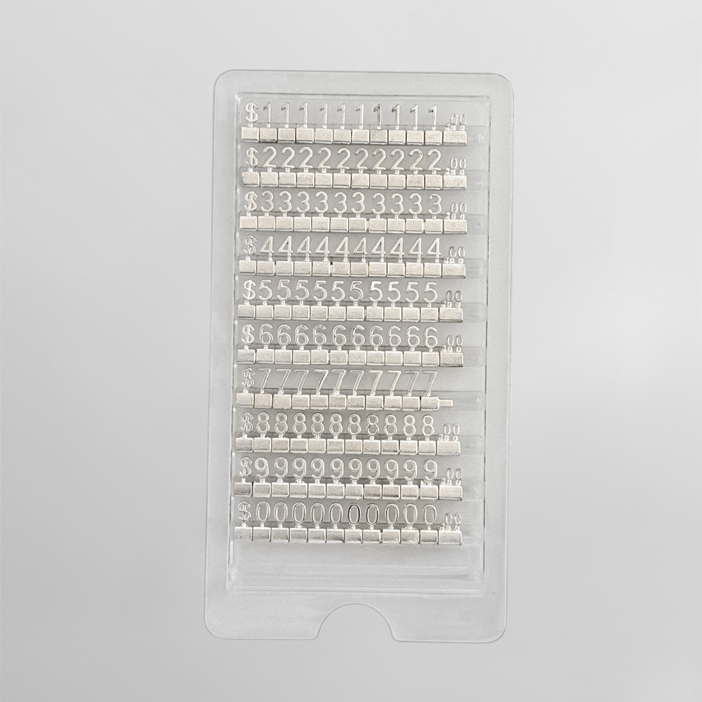 3D Metal Jewellery price cubes Retail Price Display Tags for jewellery watch