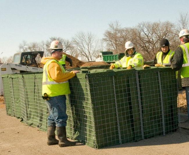 Boundary Protection Defensive Barrier Welded Mesh Barrier Bastion