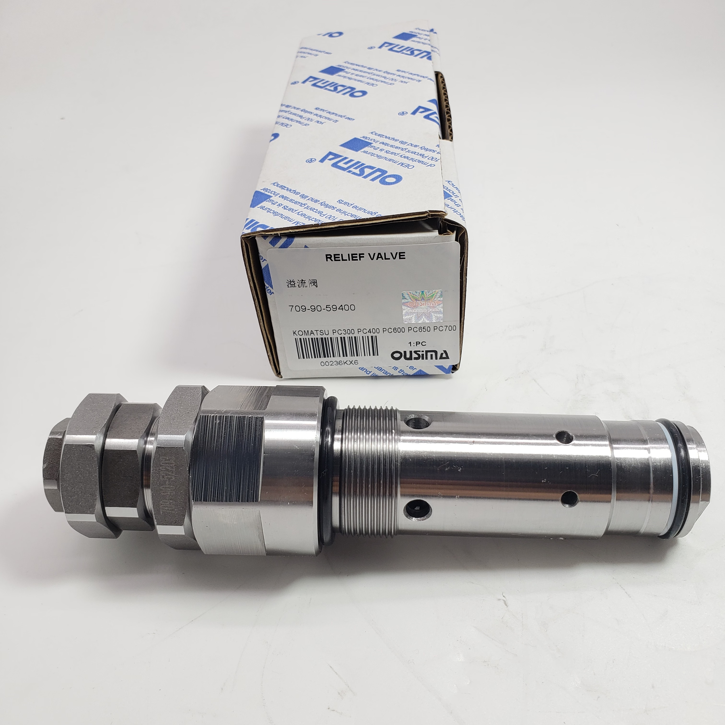 Relief Valve 709-90-59400 For KOMATSU PC300 PC300HD PC310 PC400 PC400HD PC600 PC650 PC700