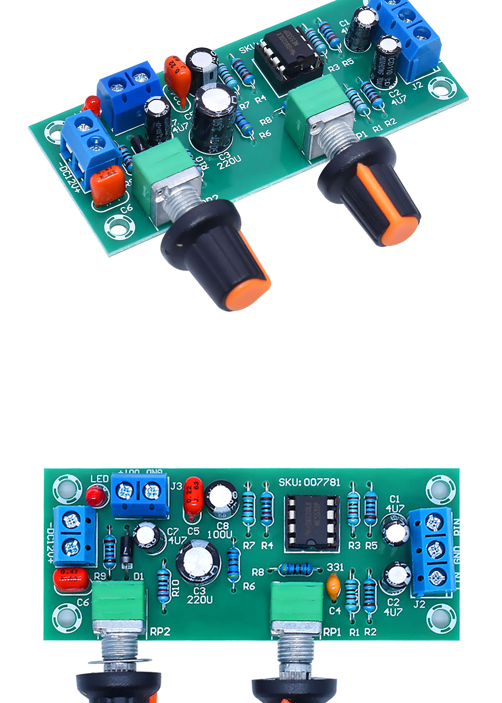 NE5532 DC 10-24V Heavy Subwoofer Front Stage Board HIFI Low Pass Filter Front Circuit Is Not the Power Amplifier Sound Box