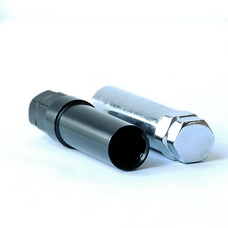 Car Safety Wheel Lock Nut Anti-theft Nut Hex 19/21mm Height 91mm 89mm Inner Diameter 17.6mm Chrome Grade 10