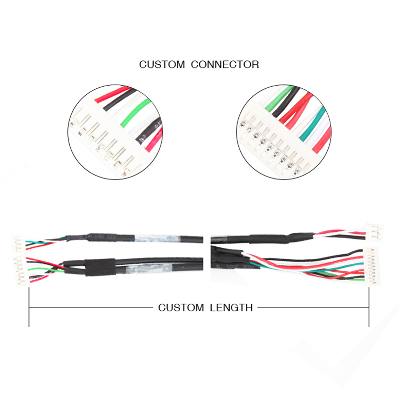 PH Connector Harness Cable Assembly JST PHR7 PHR4 PHR3 PHR2 lvds display connector