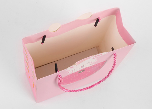 CMYK 4 Color Offset Printing Paper Box Bag for Cartoon Cute Animal Gift Shopping