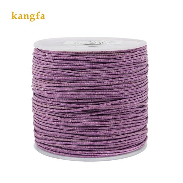 Round Outlet String Strap Necklace Rope Bracelet Popular Style 1.0 mm Cotton Wax