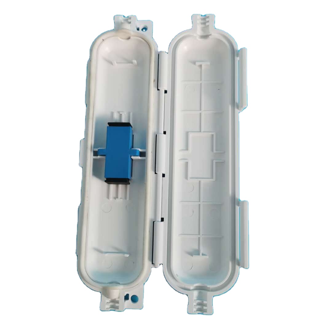 Customizable Length FTTH Fiber Drop Cable Joint Kit 24 Cores Network Optic Protection