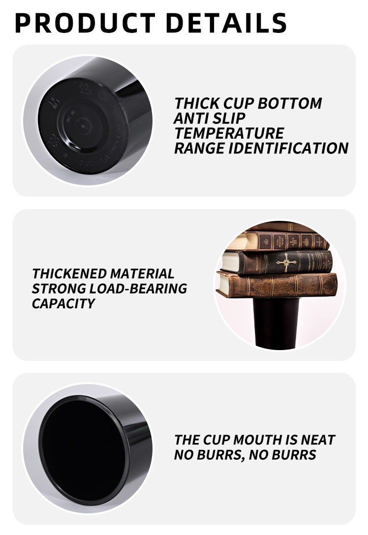 Disposble Round Tea Portable PP Plastic Drinking Cups With OEM ODM Service