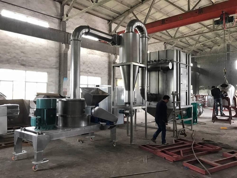 Feeding 4mm Tea Leaf Pulverizer SS316L Grinding Mill Machine